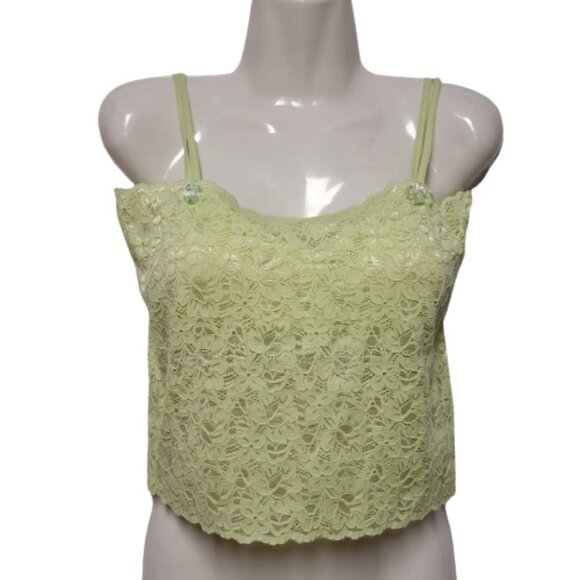 Lace Cami Crop Top Lace Bralette Stretchy Lace Camisole Lace Crop Tank Top - NEW - Picture 11 of 15